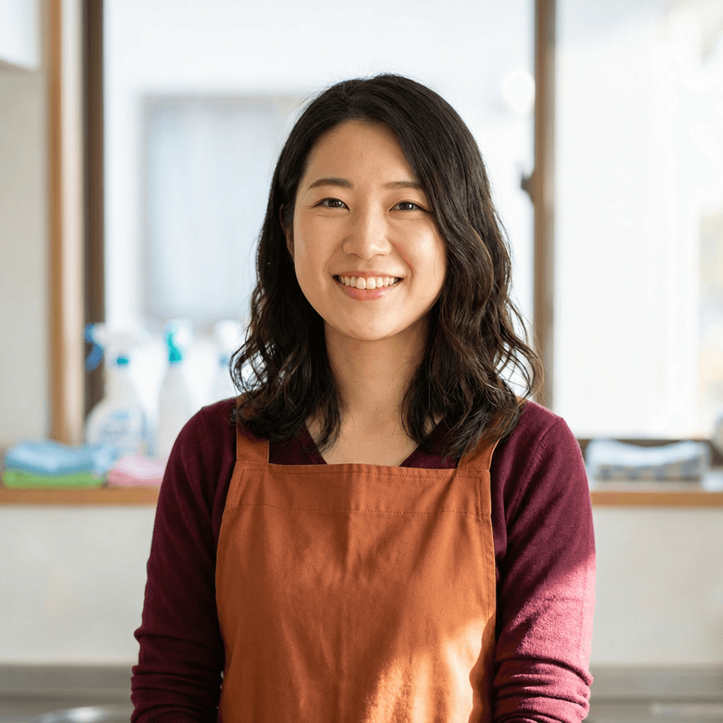 Emily Chen smiling in bright event venue